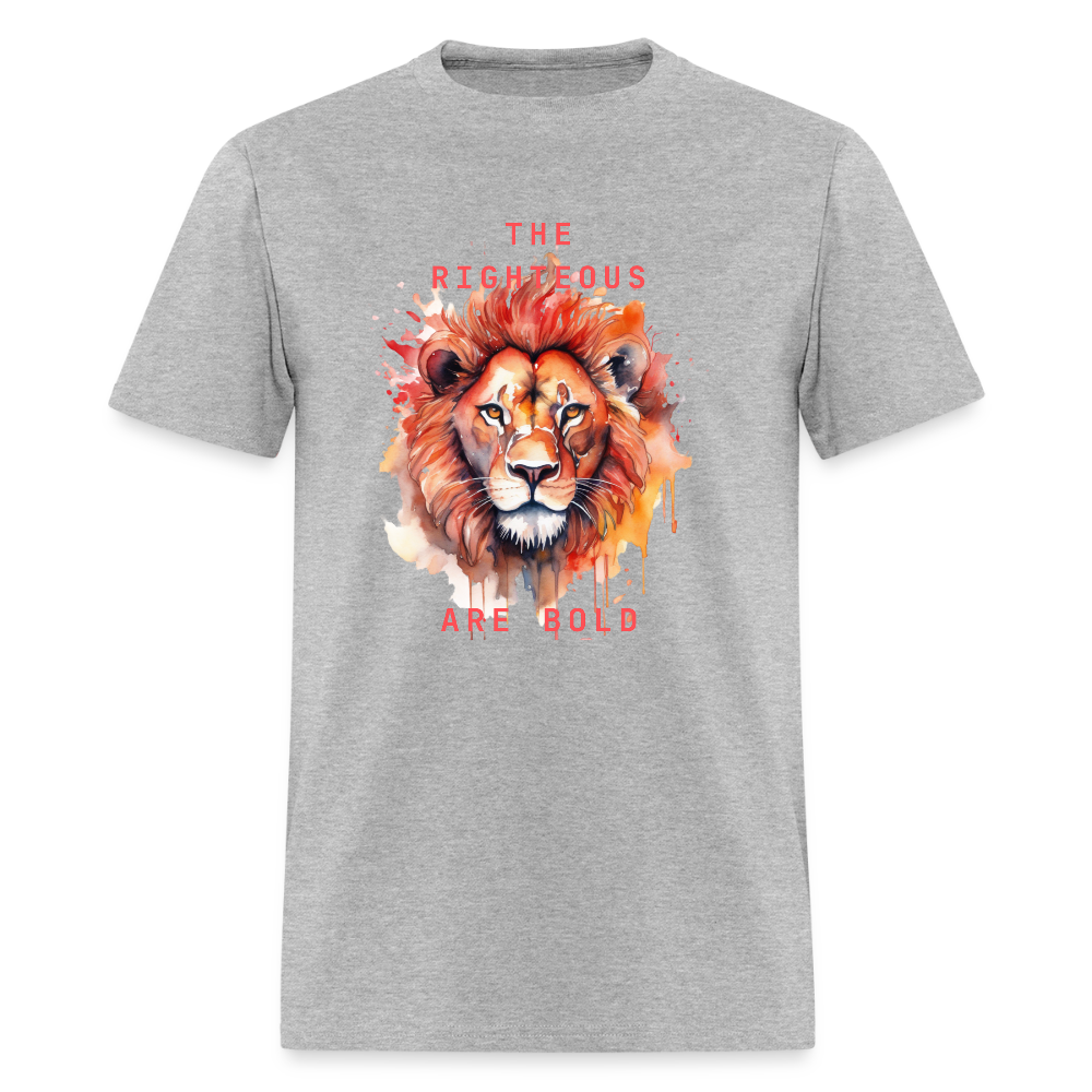 Bold Lion - Men's T-Shirt - heather gray