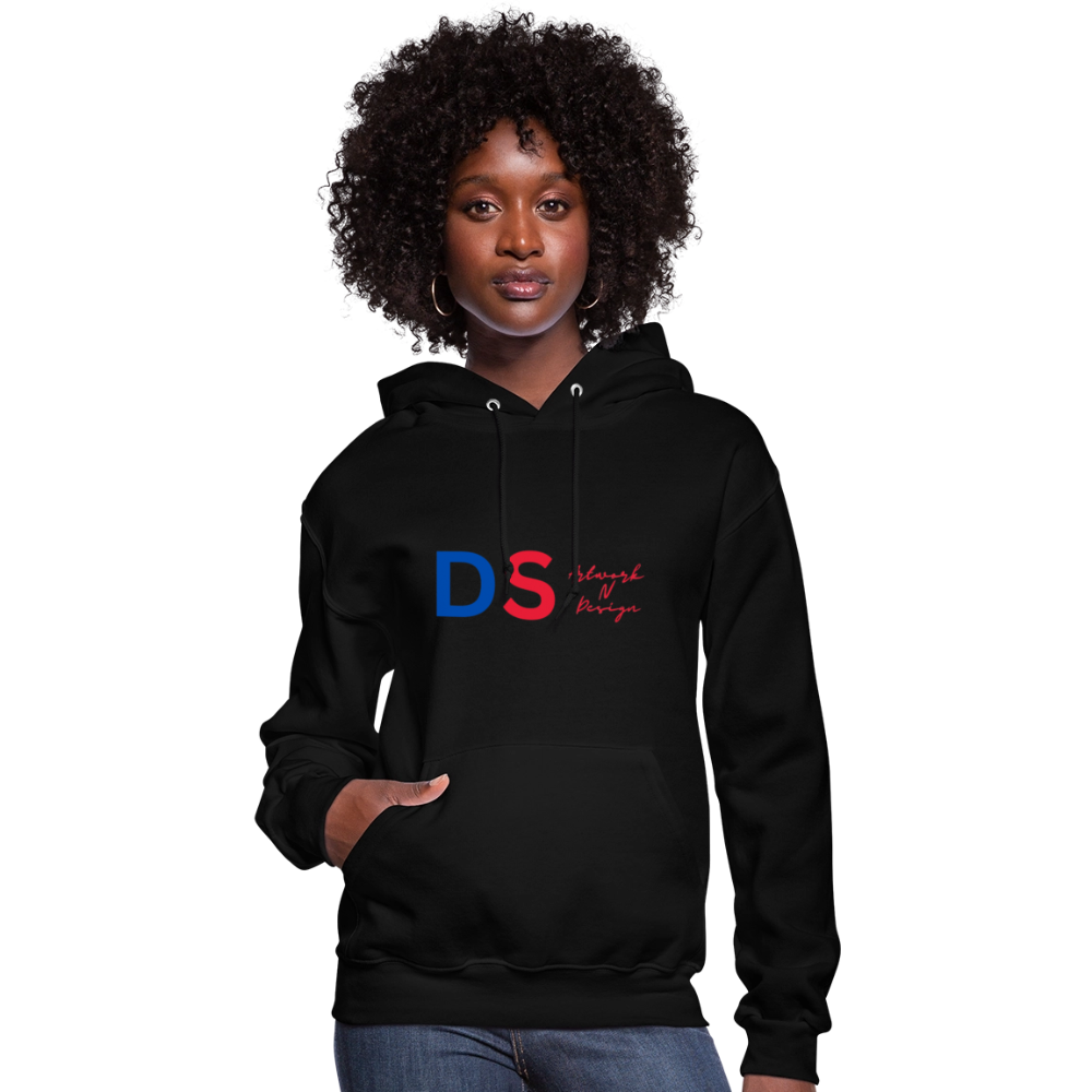 DS Artwork N Design - Women's Hoodie red and blue - black