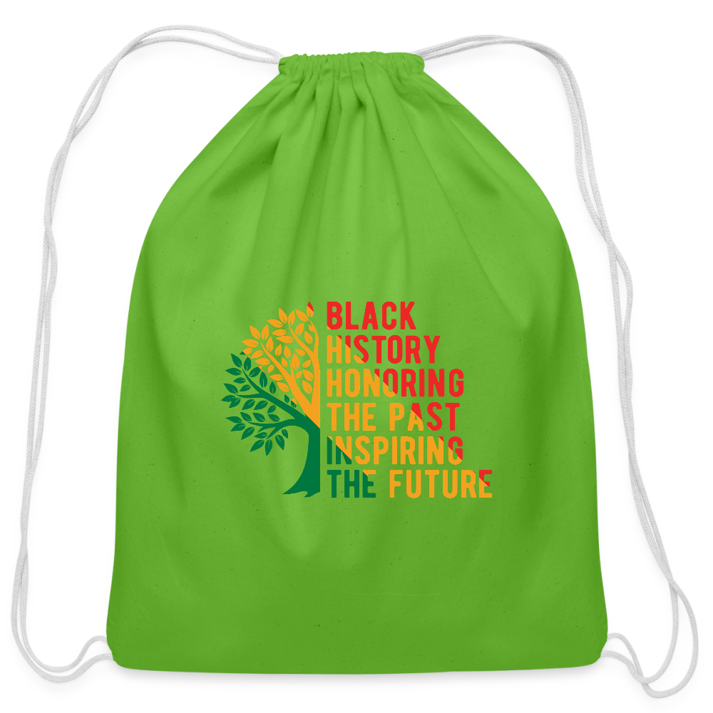 Black History - Cotton Drawstring Bag - clover