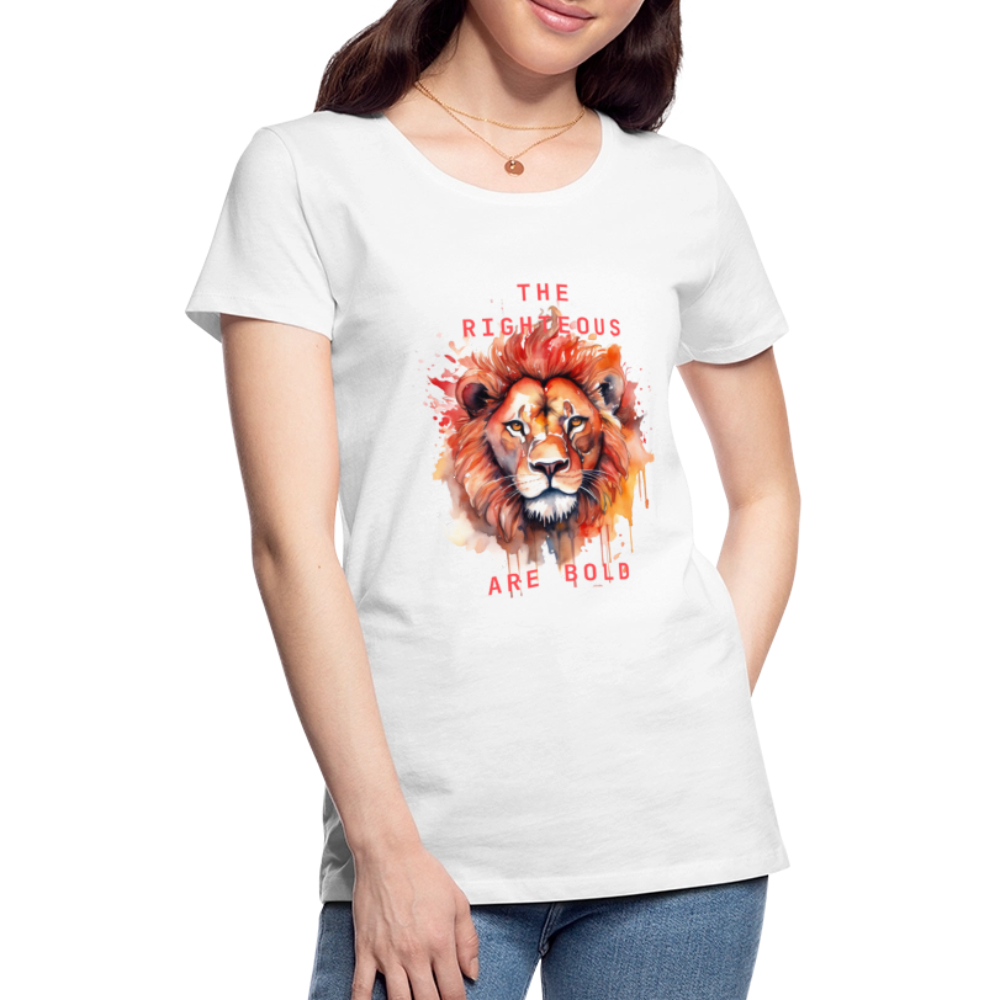 Bold Lion - Women’s T-Shirt - white