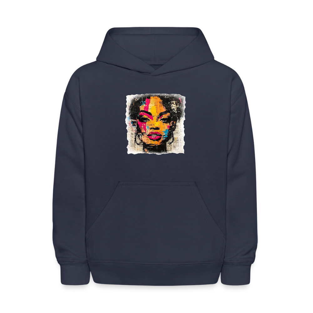 Pop Culture Woman 2 - Kids' Hoodie - navy