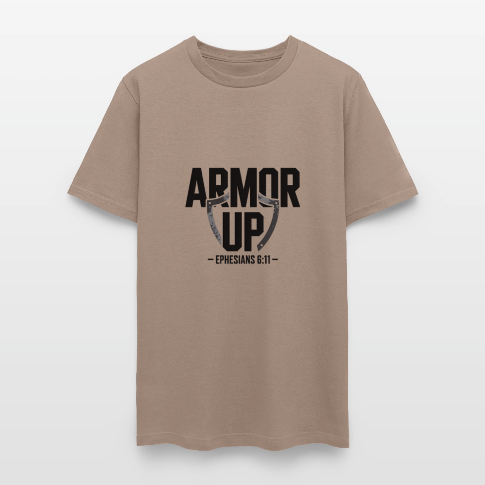 Armor Up - men's t-shirt - brown savana