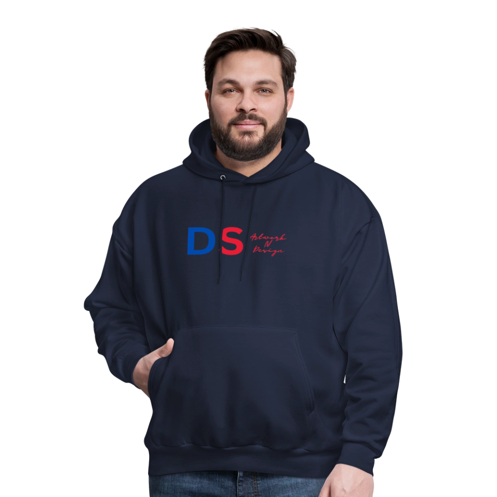 DS Artwork N Design - Men's Hoodie red and blue - navy