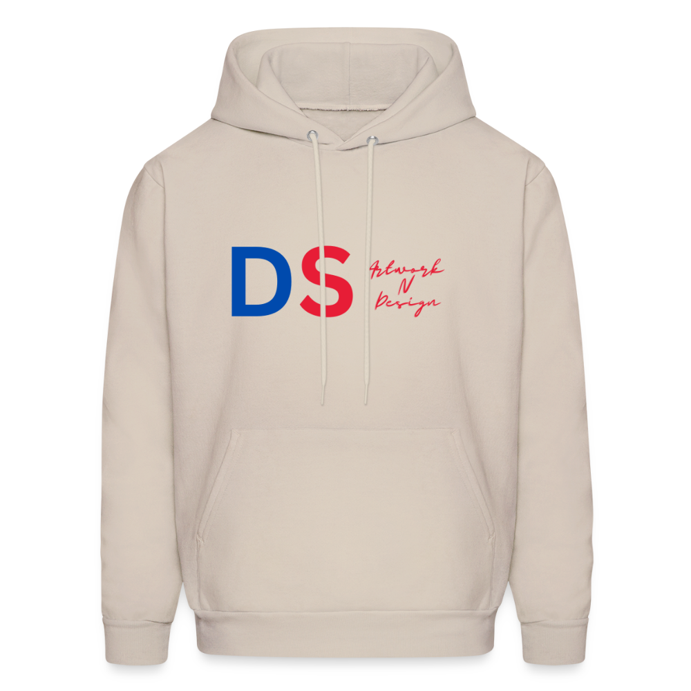 DS Artwork N Design - Men's Hoodie red and blue - Sand