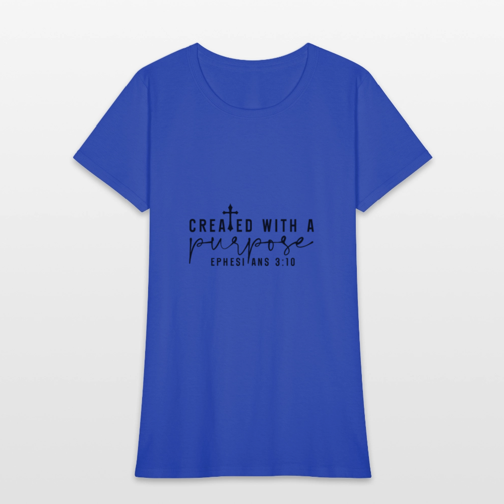 Created - Women's T-Shirt - royal blue