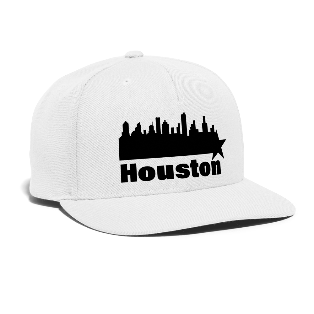 Houston skyline - Snapback Cap - white