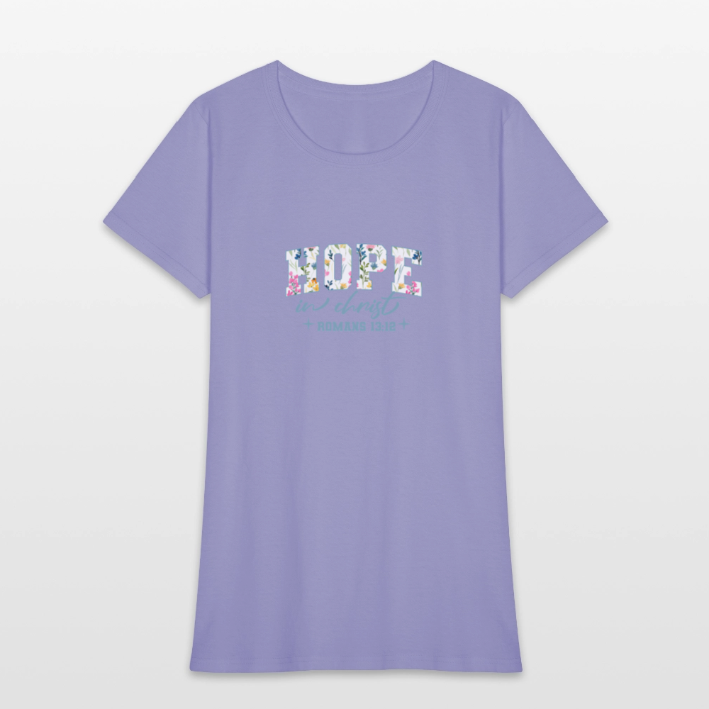 Hop in Christ - Women's T-Shirt - lavender