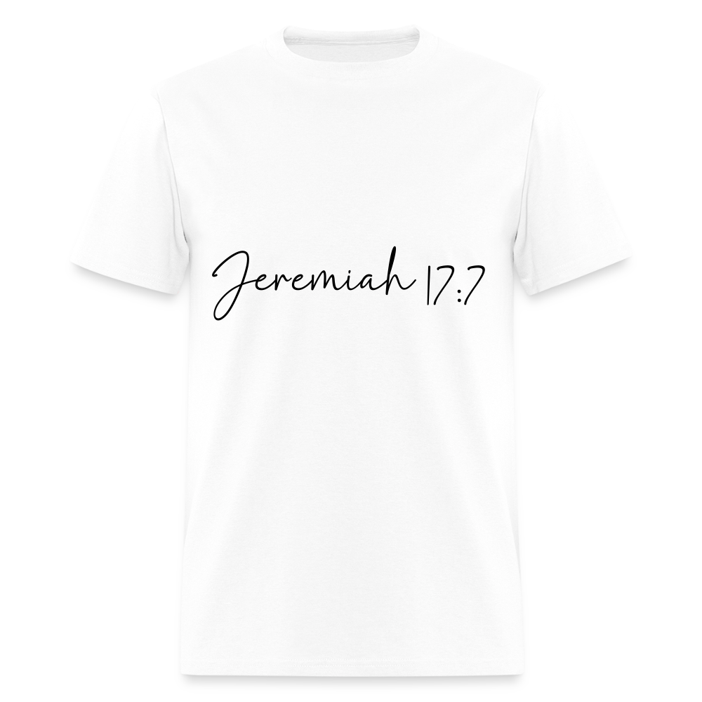 Jeremiah 17:7 - men's t-shirt - white