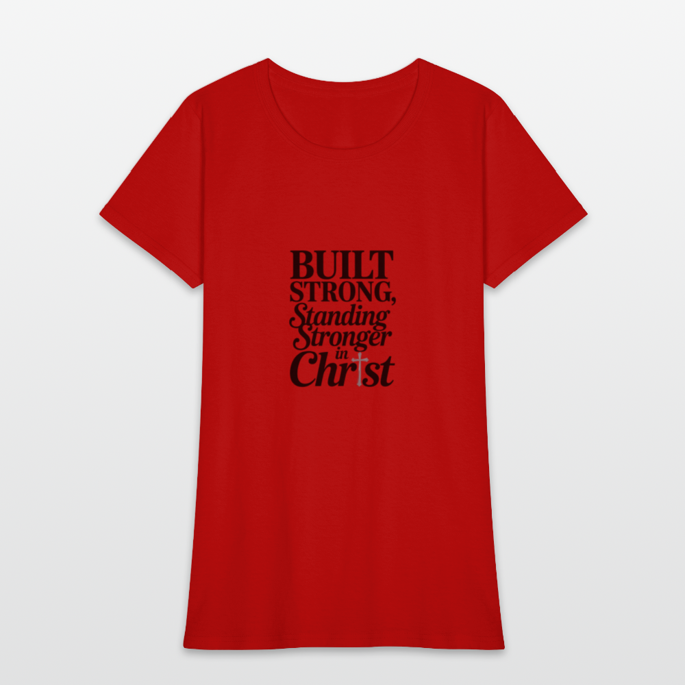 Strong in Christ - Women's T-Shirt - red