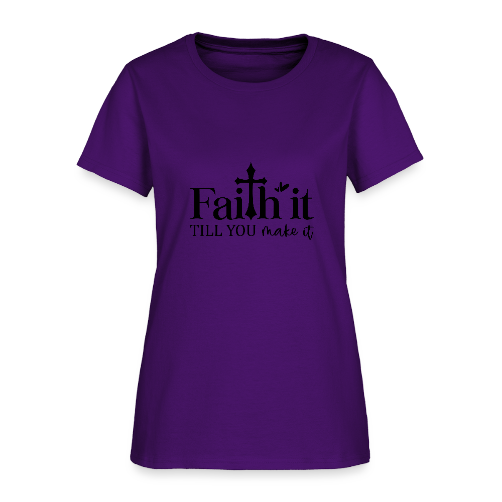 Have Faith - Women's T-Shirt - purple