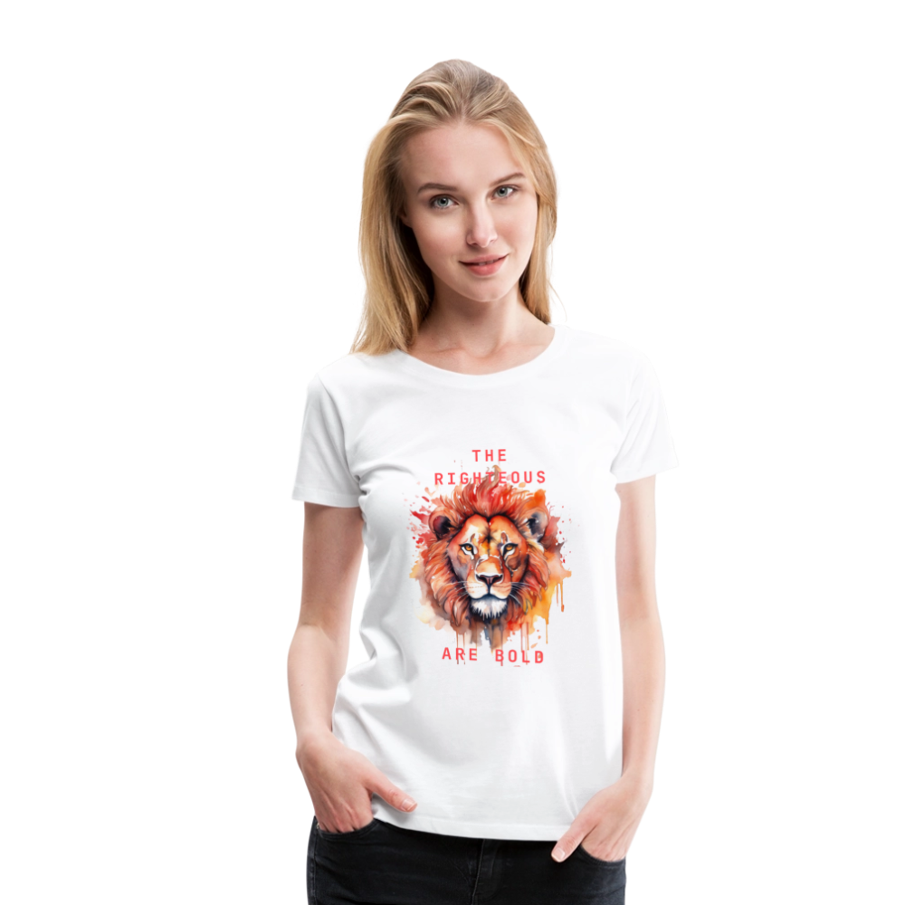 Bold Lion - Women’s T-Shirt - white