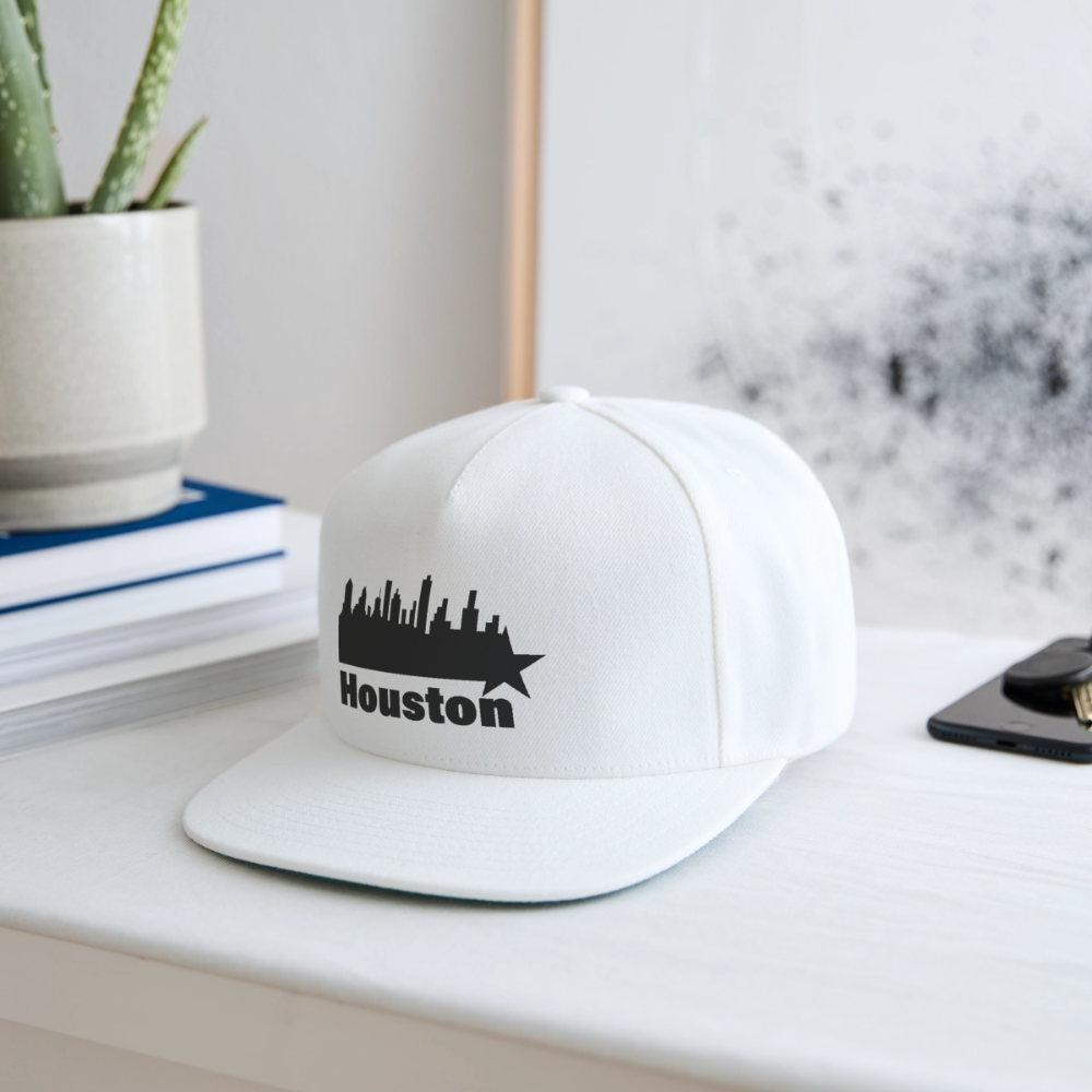 Houston skyline - Snapback Cap - white