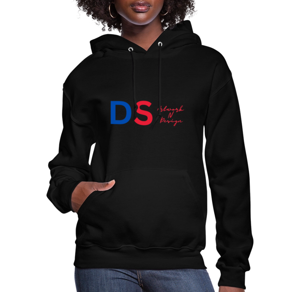 DS Artwork N Design - Women's Hoodie red and blue - black