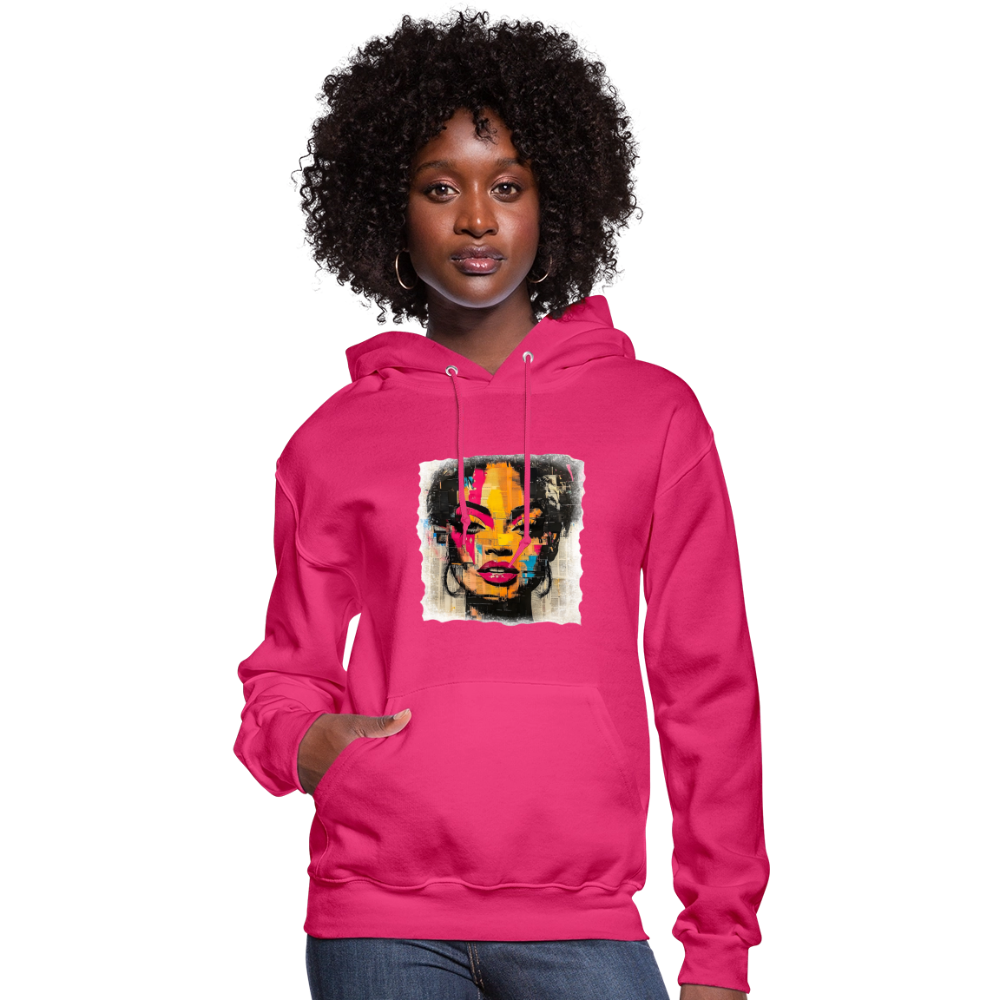 Pop Culture Woman 2 - Women's Hoodie - fuchsia