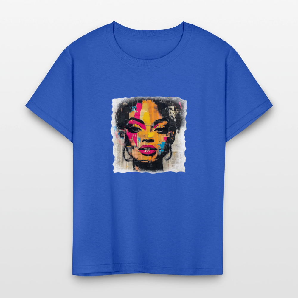 Pop Culture Woman 2 - Kids' T-Shirt - royal blue