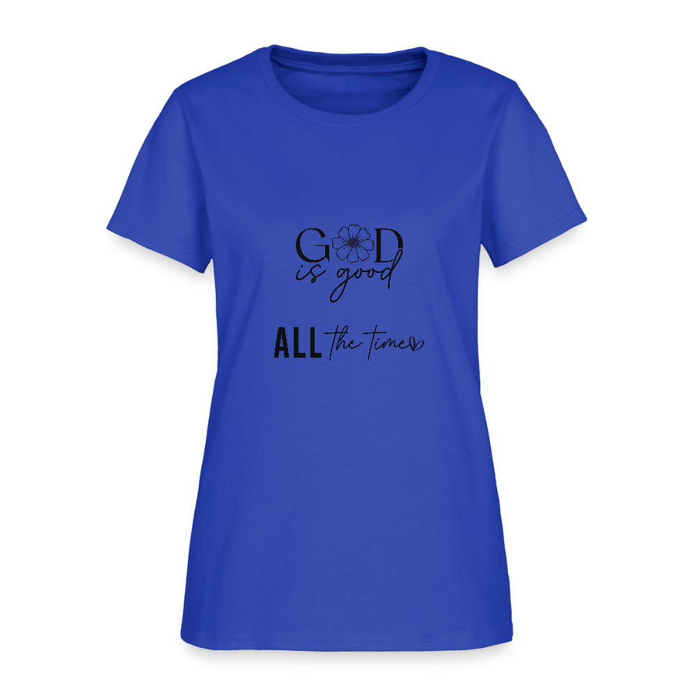 God is Good-Women's short Sleeve T-Shirt - royal blue