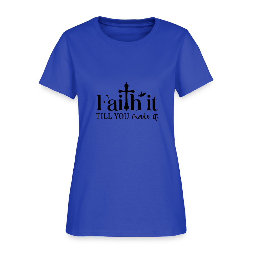Have Faith - Women's T-Shirt - royal blue