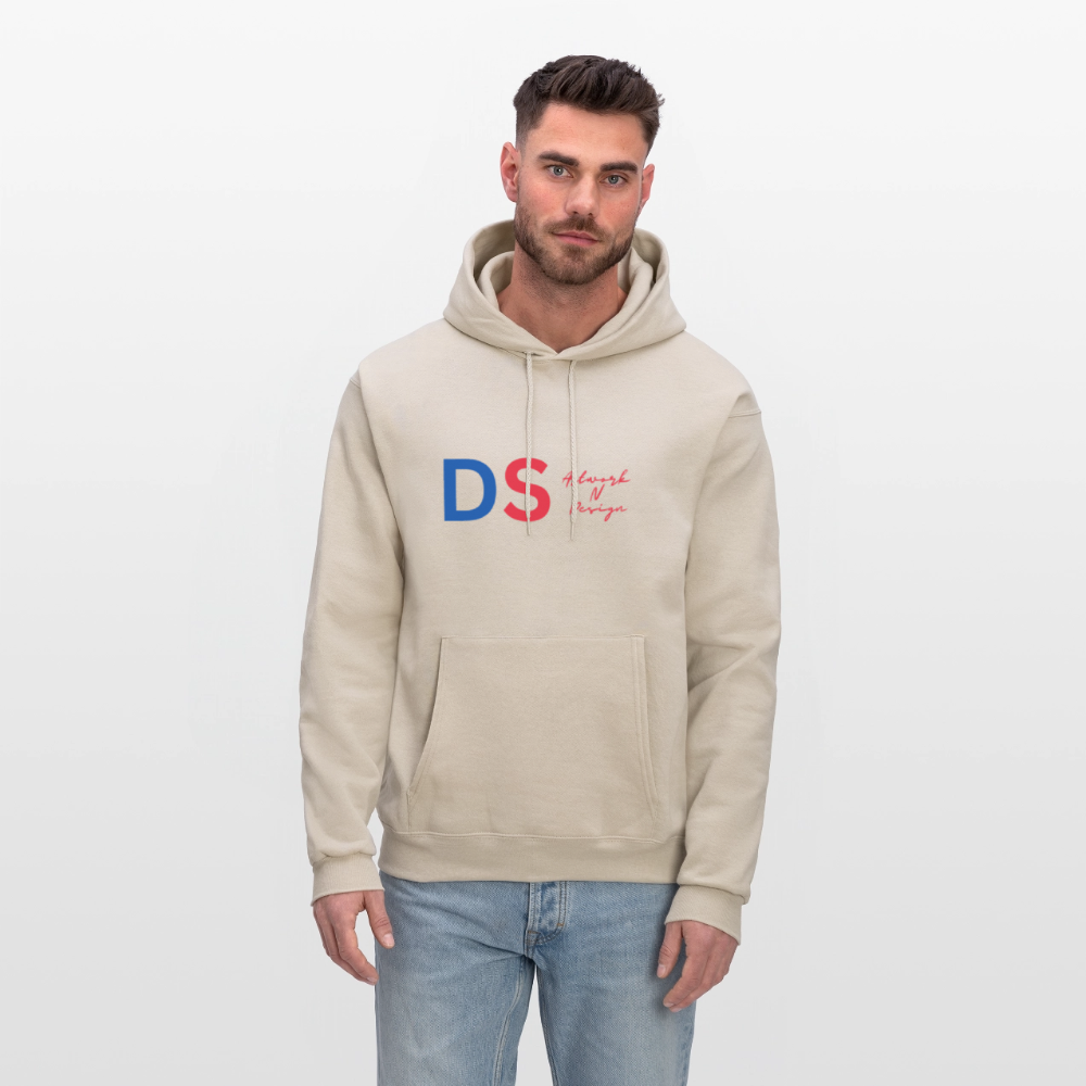 DS Artwork N Design - Men's Hoodie red and blue - Sand