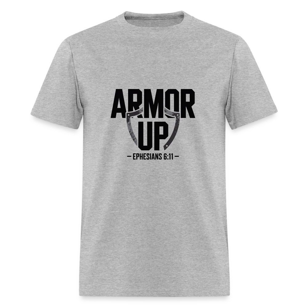 Armor Up - men's t-shirt - heather gray