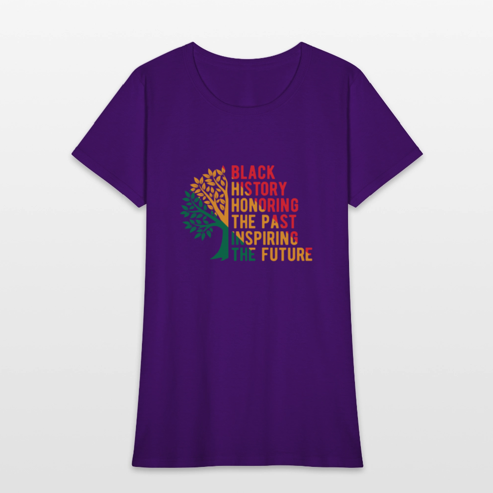 Black History - Women's T-Shirt - purple