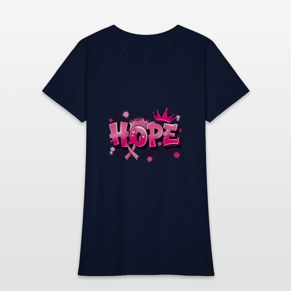 Hope - Women's T-Shirt - navy