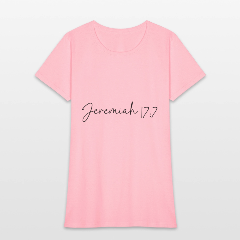 Jeremiah 17:7 - Women's T-Shirt - pink