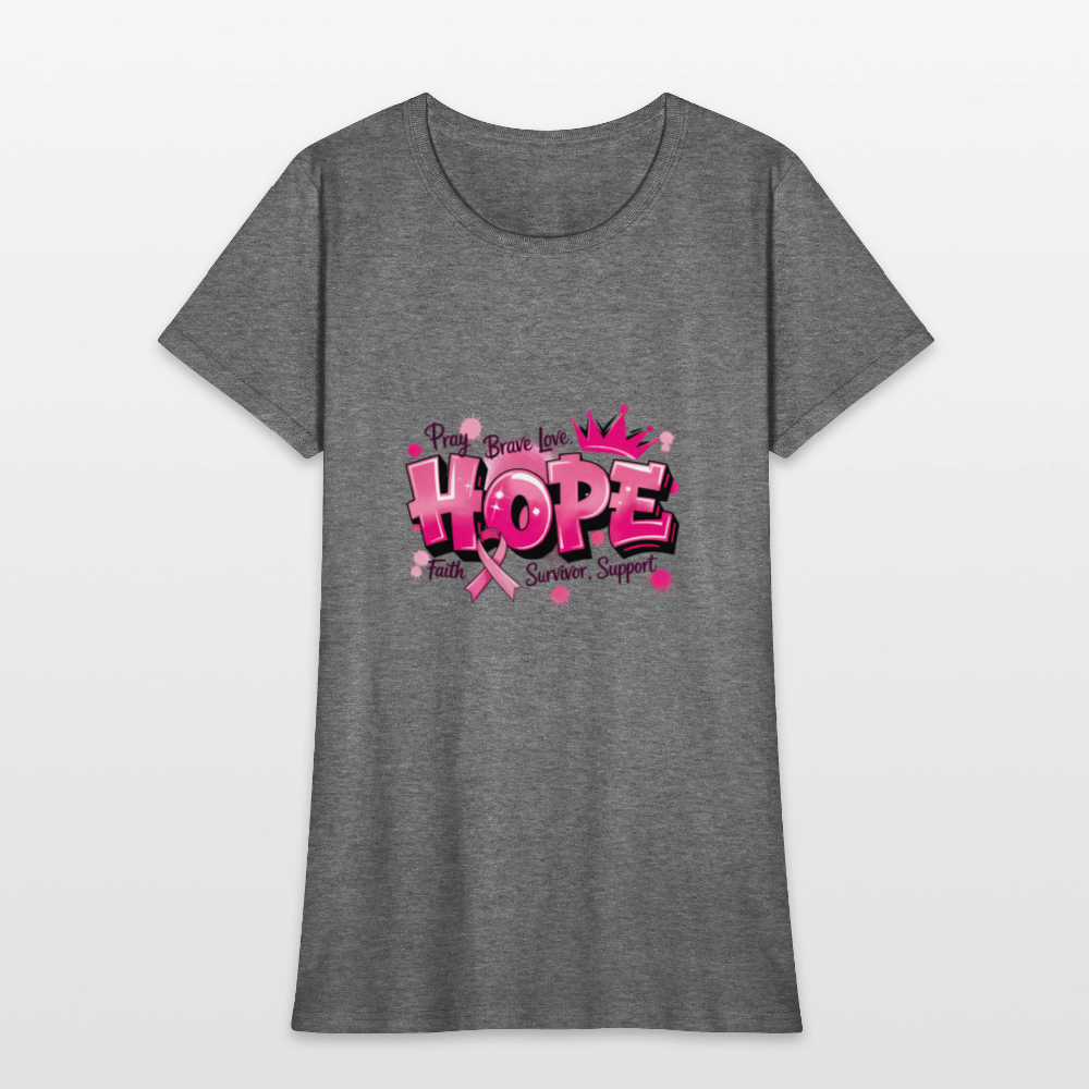 Hope - Women's T-Shirt - graphite heather