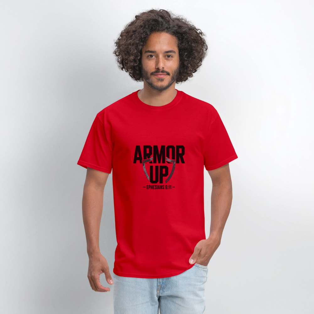 Armor Up - men's t-shirt - red