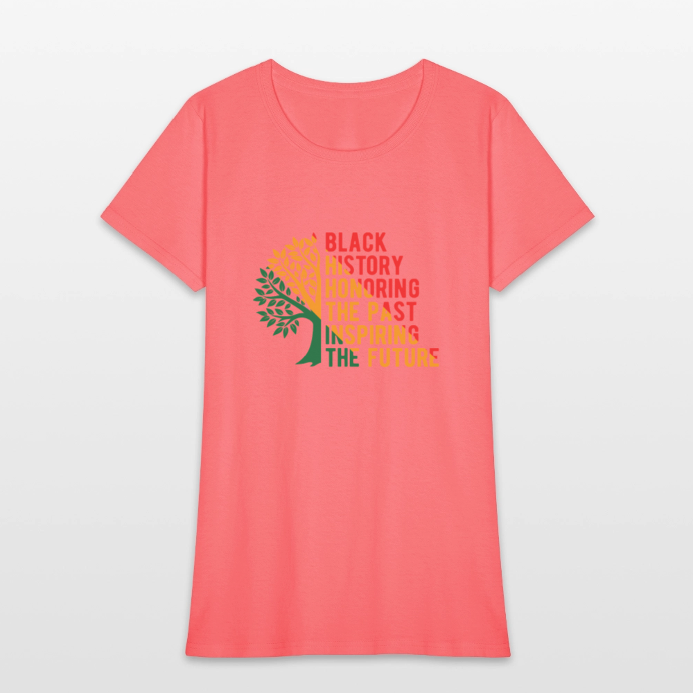 Black History - Women's T-Shirt - coral