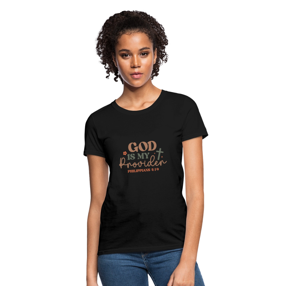 God my Provider - Women's T-Shirt - black