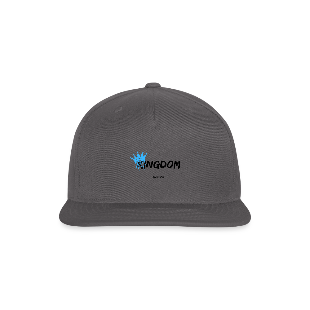 Kingdom Business - Snapback Baseball Cap - dark grey