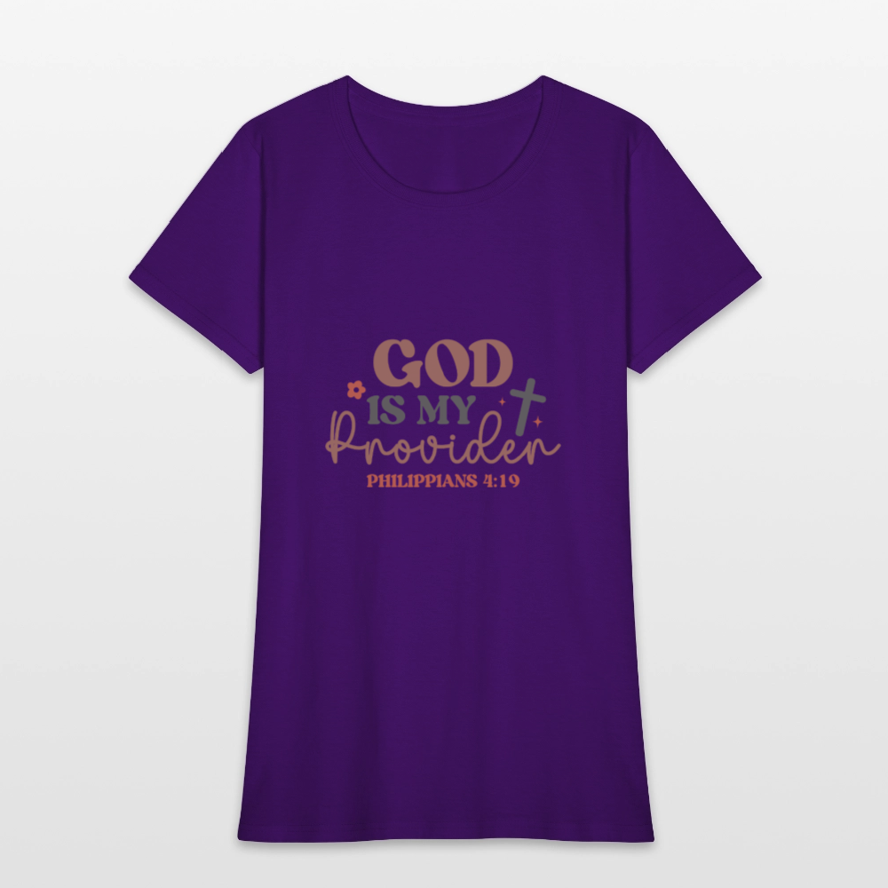 God my Provider - Women's T-Shirt - purple
