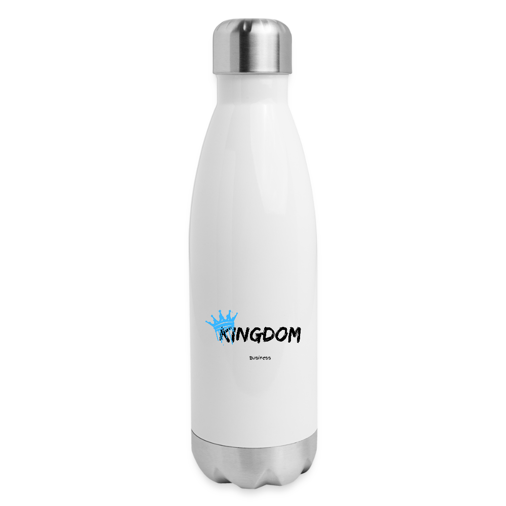Kingdom Business - Insulated Stainless Steel Water Bottle - white