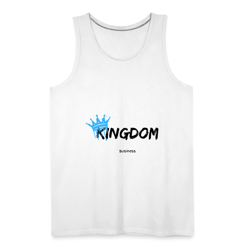Kingdom Business - Men’s Premium Tank - white