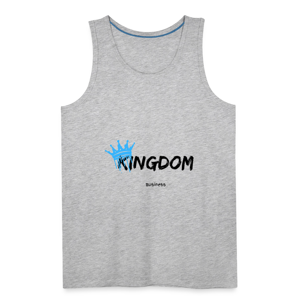 Kingdom Business - Men’s Premium Tank - heather gray