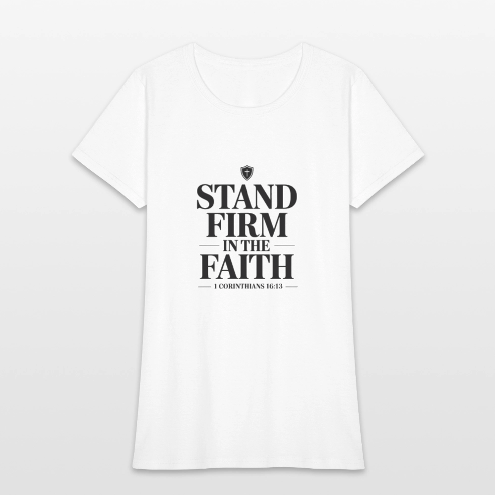 Stand Firm - women's t-shirt - white