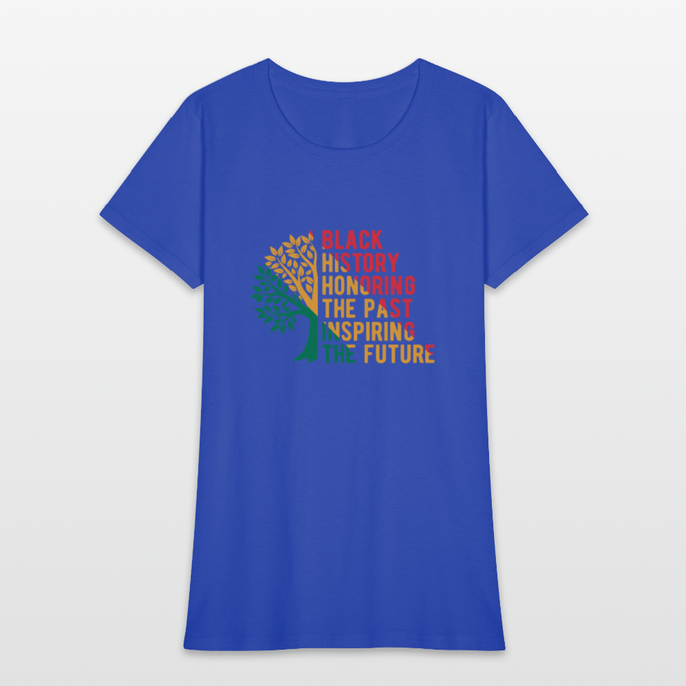 Black History - Women's T-Shirt - royal blue