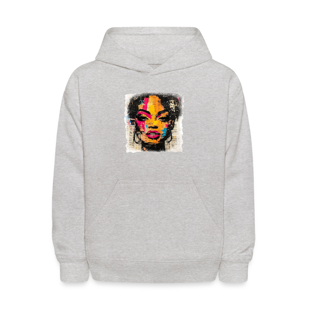 Pop Culture Woman 2 - Kids' Hoodie - heather gray