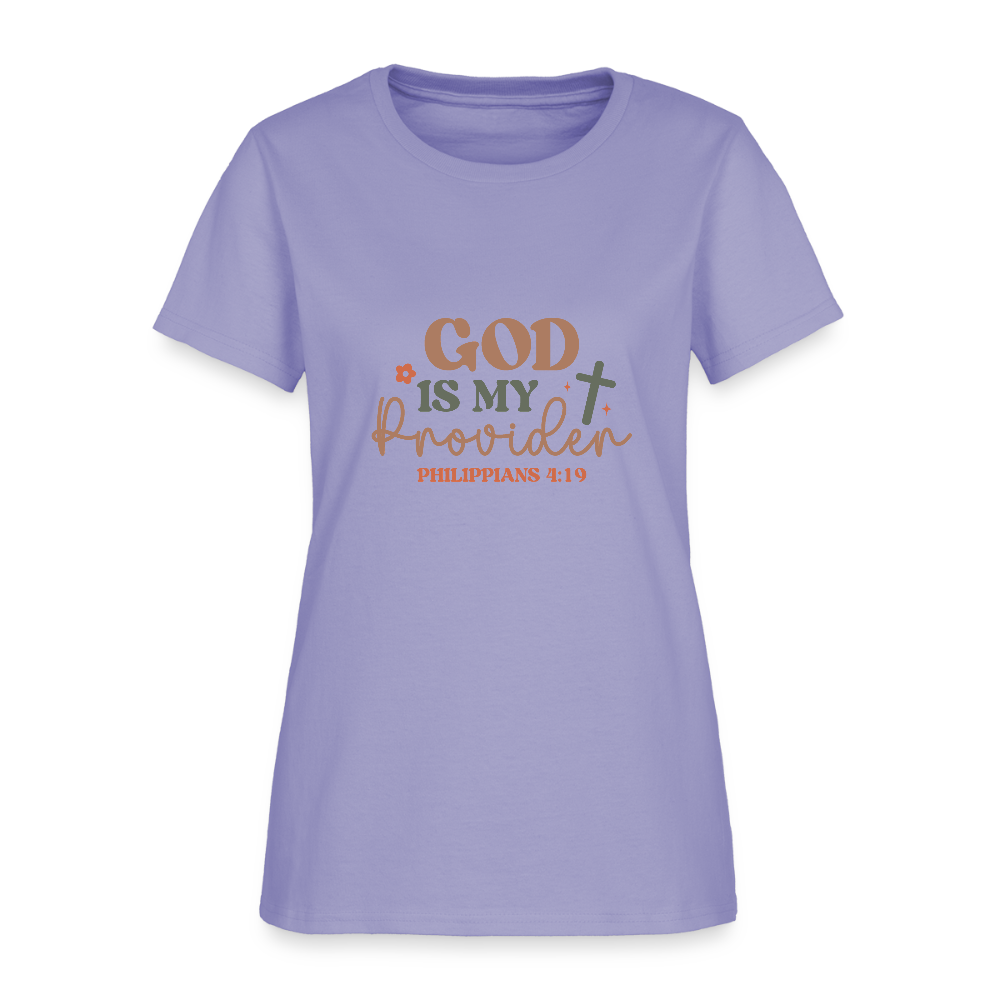 God my Provider - Women's T-Shirt - lavender