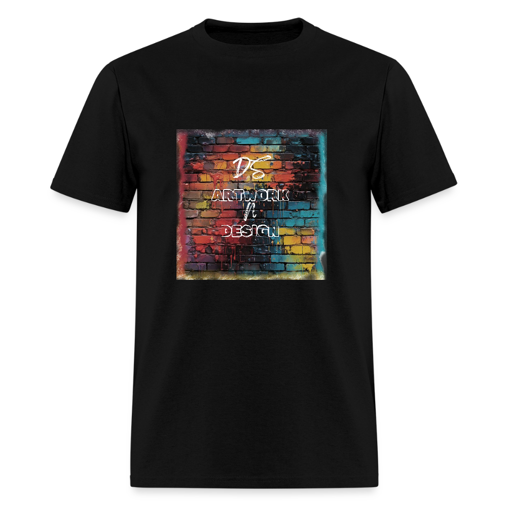Brick Wall Artwork - Men's Tee - black