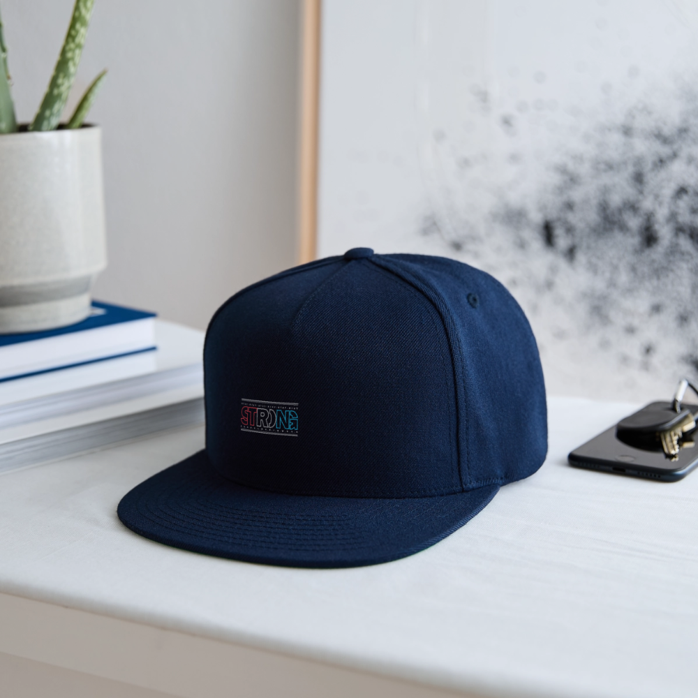 Stay Strong - Snapback Baseball Cap - navy