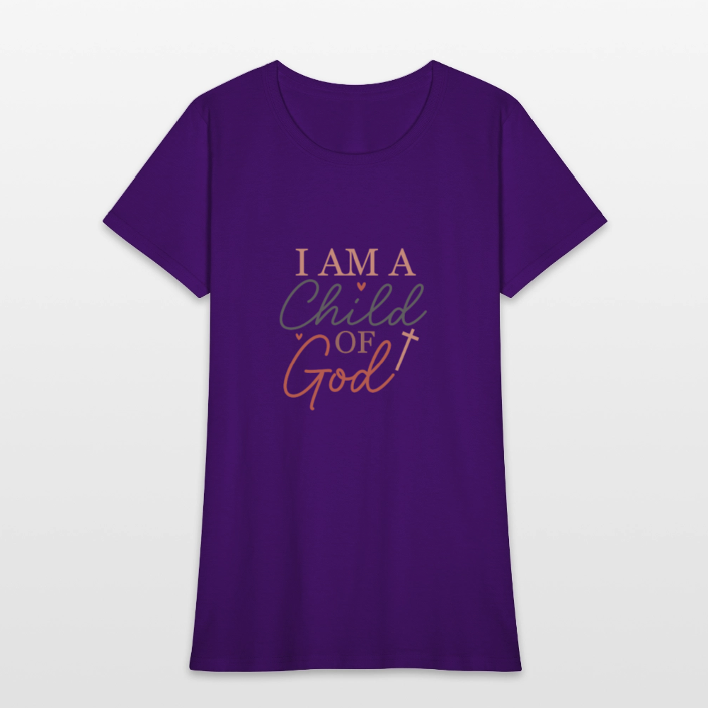 Child of God - Women's T-Shirt - purple