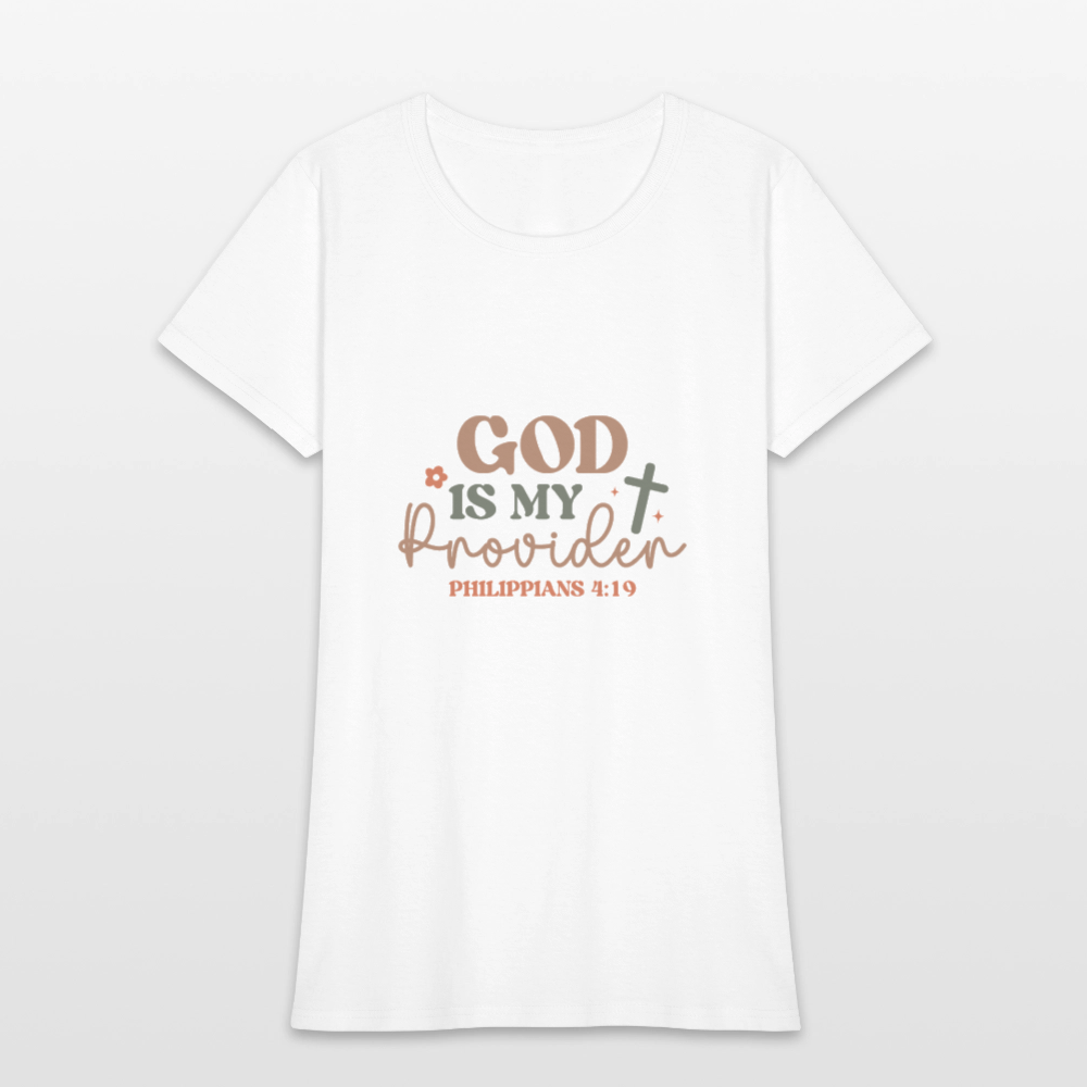 God my Provider - Women's T-Shirt - white