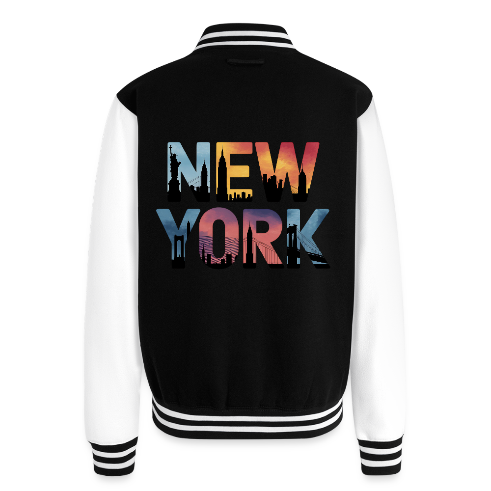 NY Color - Letterman Jacket - black/white