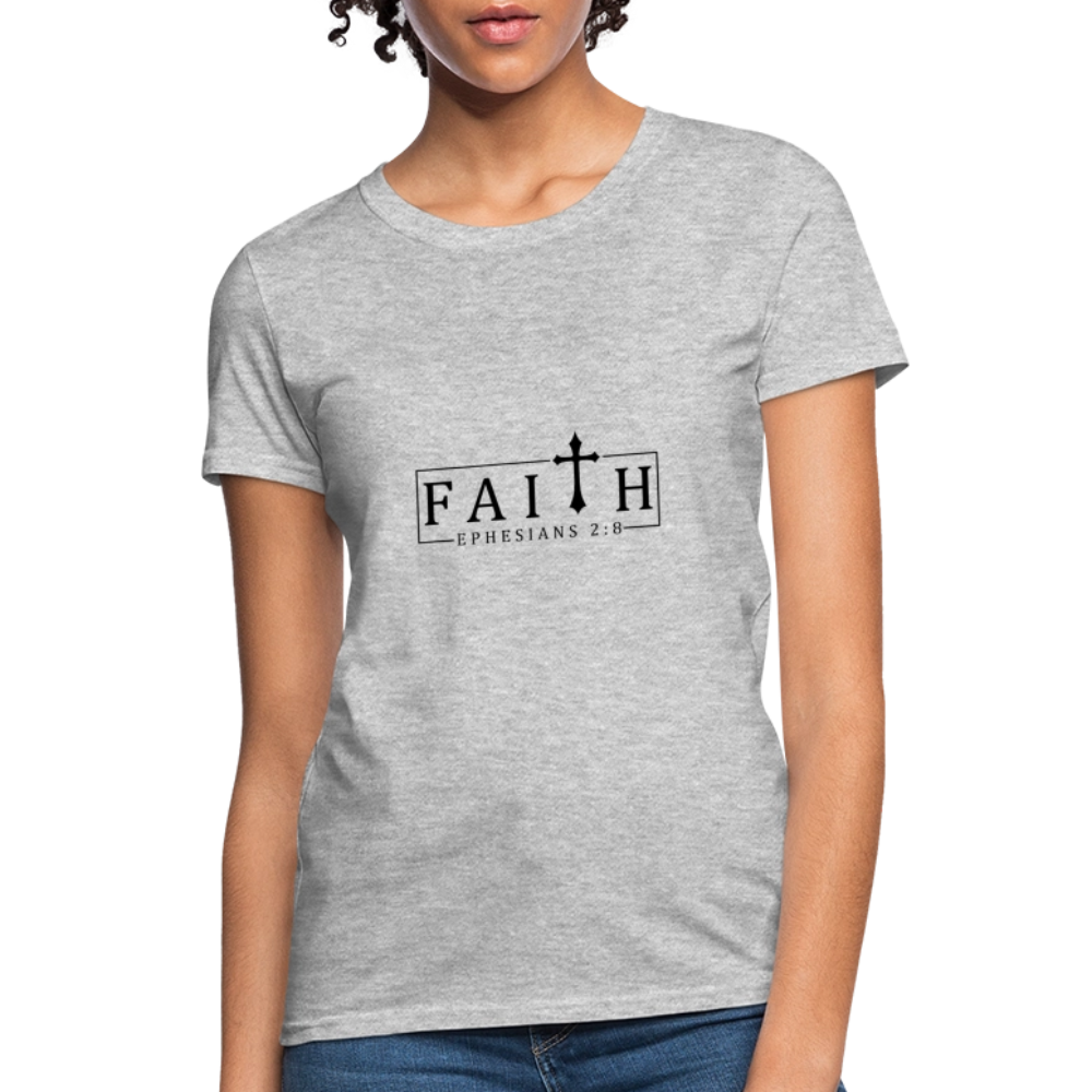 Ephesians 2:8 - Women's T-Shirt - heather gray