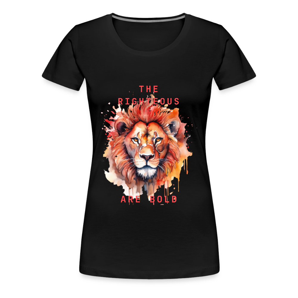 Bold Lion - Women’s T-Shirt - black