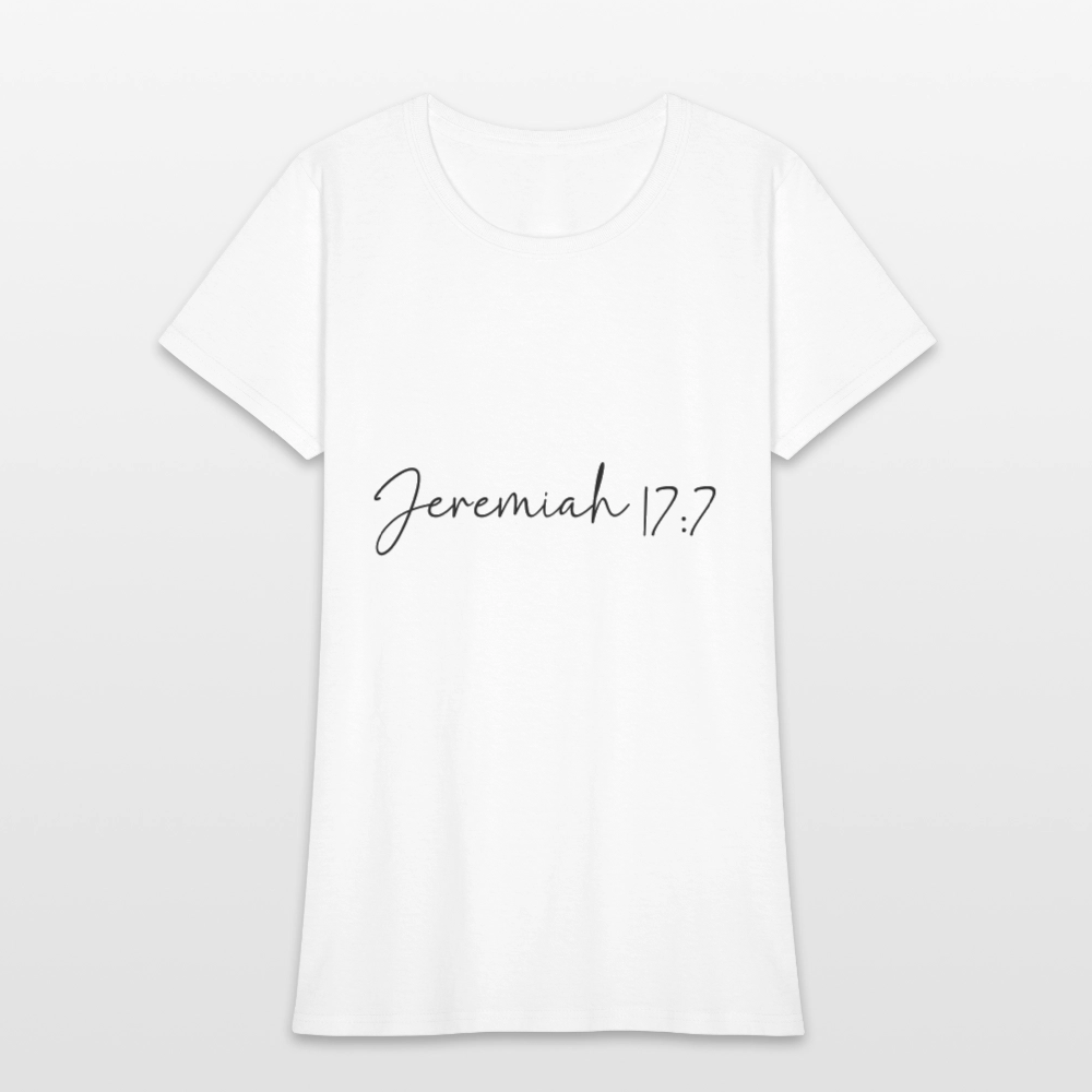 Jeremiah 17:7 - Women's T-Shirt - white