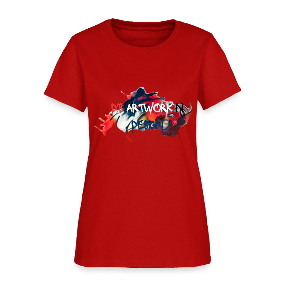 Spray paint - DS Women's T-Shirt - red
