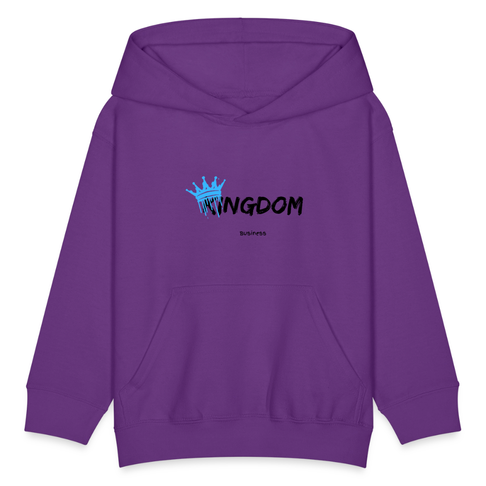 Kingdom Business - Kids' Hoodie - purple