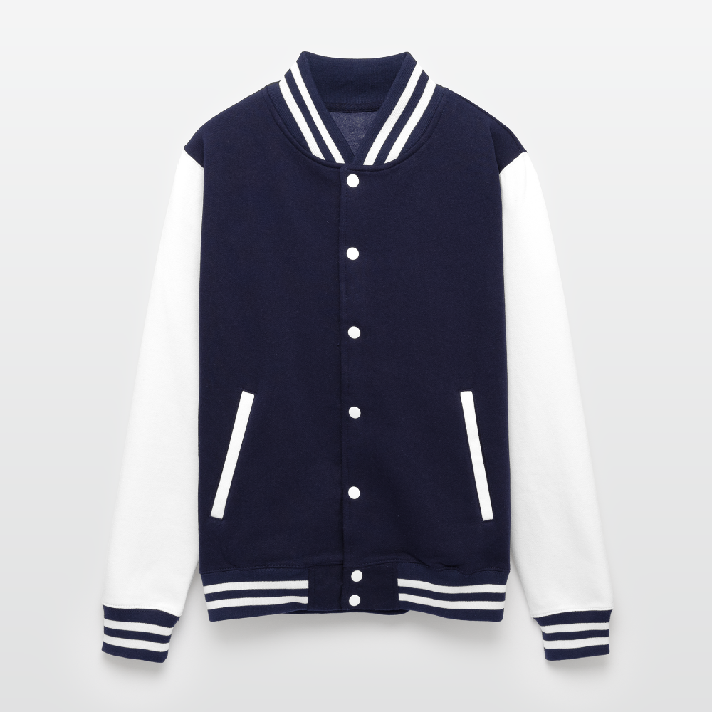 Bold Lion - Letterman Jacket - navy/white